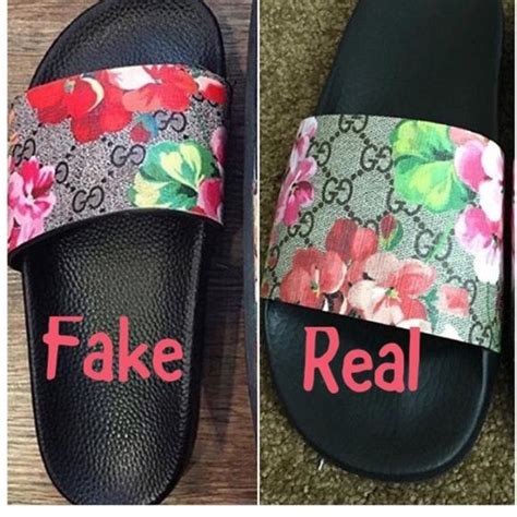 cheap gucci slides fake|how to authenticate gucci slides.